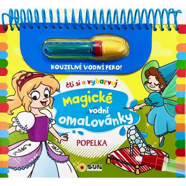 Popelka - Čti a vybarvuj Magické vodní omalovánky (2025)