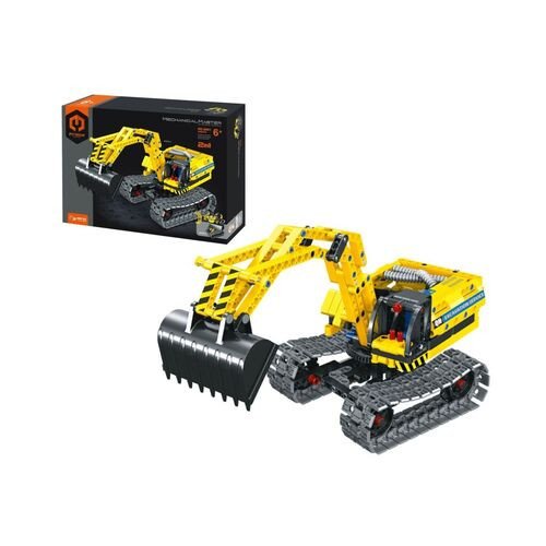 Stavebnice bagr/robot 2v1 342 dílků
