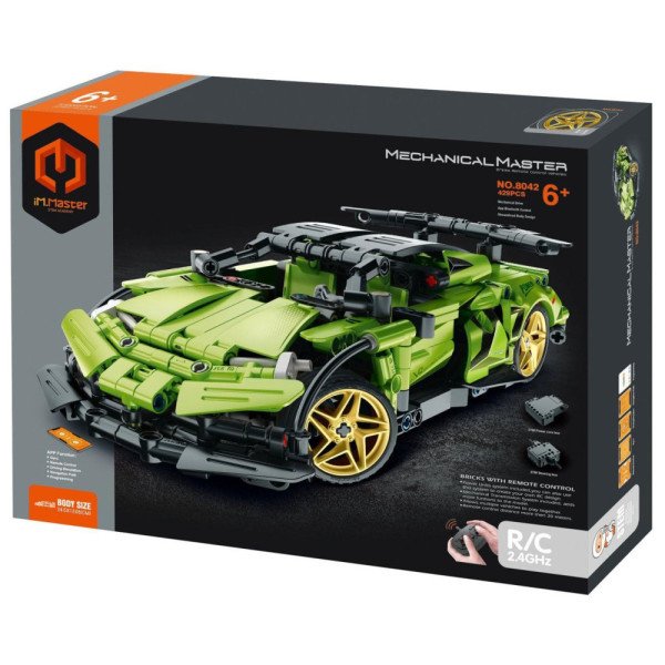 Stavebnice závodní auto 429 dílků