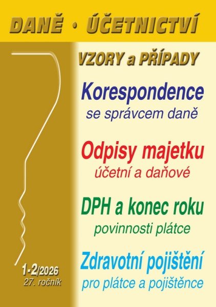 DÚVaP 1-2/2026 Účetní a daňové odpisy majetku – Benda Václav (2025)