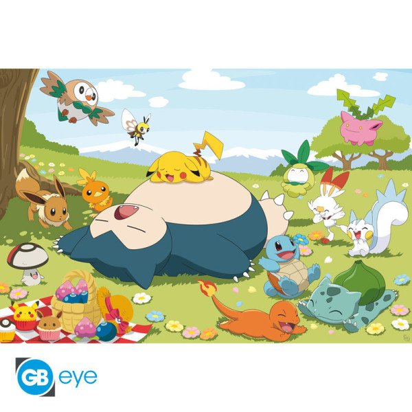 Pokémon Plakát Maxi Picnic Day 91,5 x 61 cm