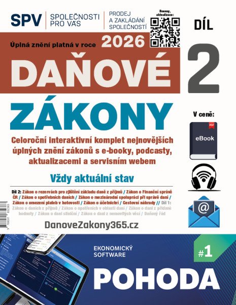Daňové zákony 2026 (Díl 2.) (2026)