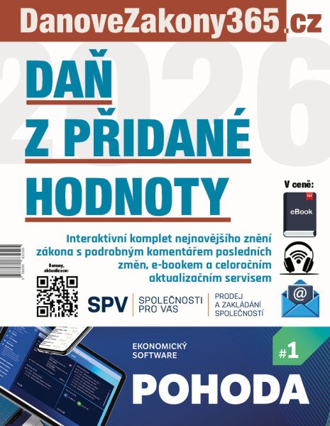 Daň z přidané hodnoty 2026 s komentářem změn (2026)