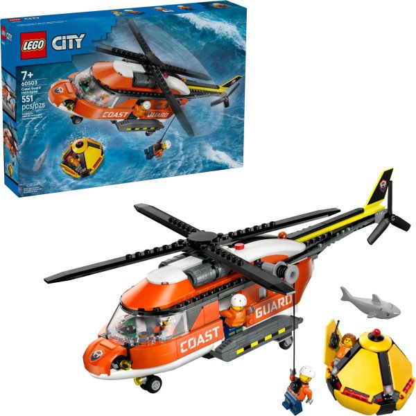 LEGO® City 60503 Helikoptéra pobřežní hlídky