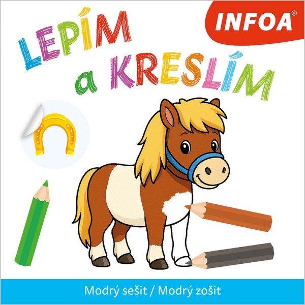 Lepím a kreslím - Modrý sešit / Modrý zošit (2026)