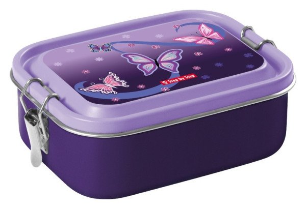 Krabička na svačinu z nerezové oceli Sweet Butterfly