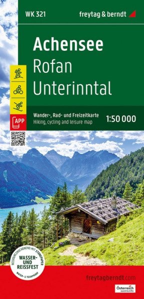 Achensee - Rofan - Unterinntal 1:50 000 / turistická mapa (2026)