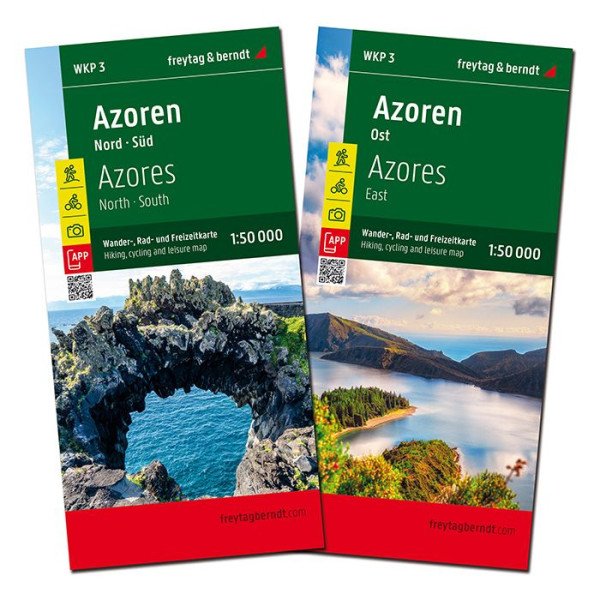 Azory 1:50 000 / sada turistických map (2026)
