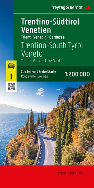 Trentino-Jižní Tyrolsko - Benátsko 1:200 000 / automapa (2025)
