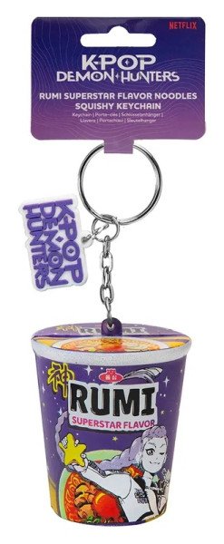 KPop Demon Hunters Klíčenka - Rumi Superstar Flavor Noodles