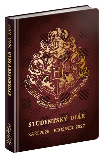 Studentský diář 2026/2027 Harry Potter (září 2026 - prosinec 2027), 9,8 x 14,5 cm