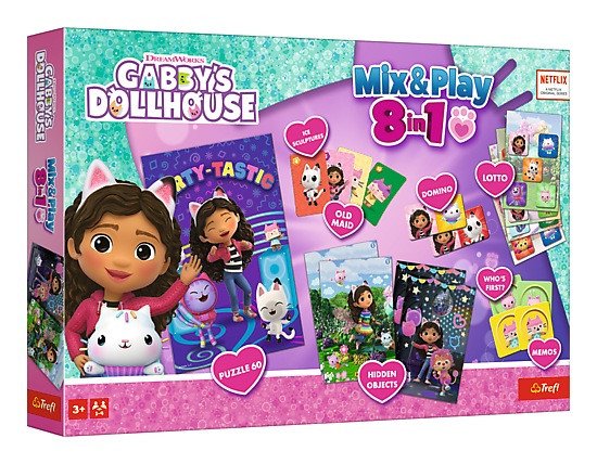 Soubor her Mix & Play 8v1 Gábinin kouzelný domek