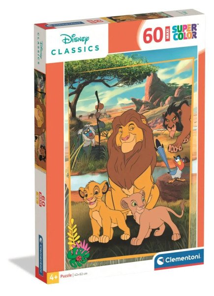 Puzzle Lví král MAXI 60 dílků