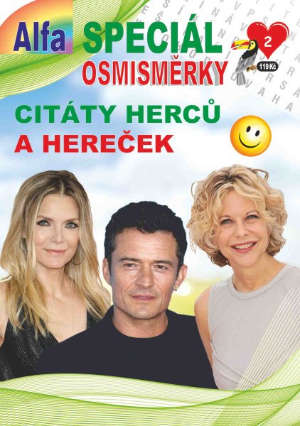 Osmisměrky speciál 2/2026 - Citáty herců a hereček (2026)