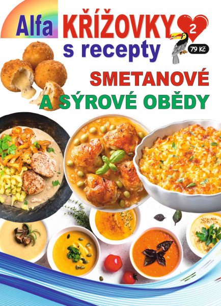 Křížovky s recepty 2/2026 - Smetanové a sýrové obědy (2026)