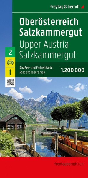 Horní Rakousko – Salzkammergut 1:200 000 / automapa + rekreační mapa (2026)
