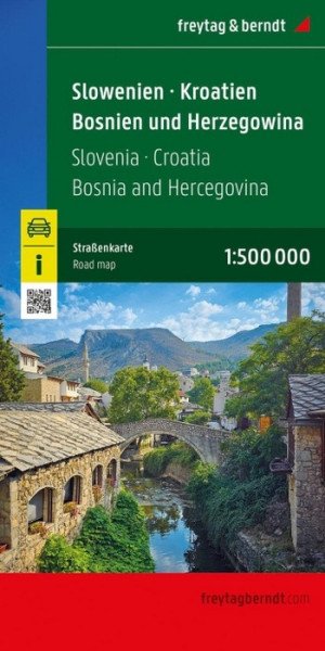 Slovinsko - Chorvatsko - Bosna a Hercegovina 1:500 000 / automapa (2026)