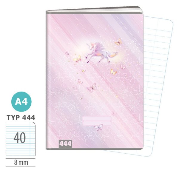 Školní sešit A4, 40 listů, typ 444 Sweet Dreams