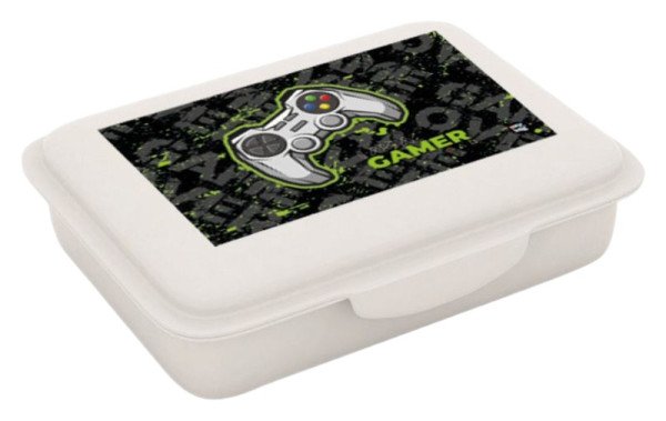 Box na svačinu s přihrádkou Gamer