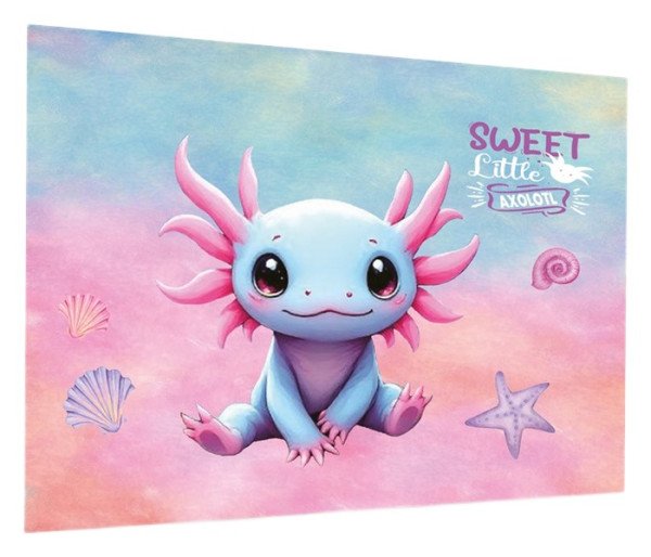 Podložka na stůl 58x38cm Axolotl