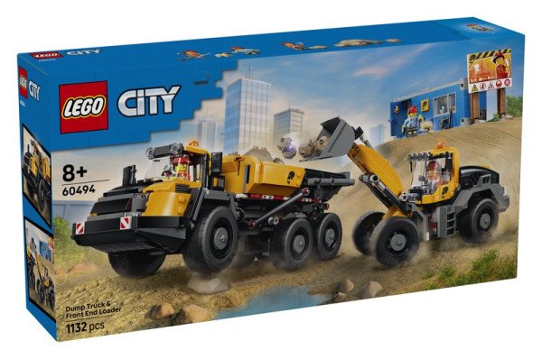 LEGO® City 60494 Sklápěč a čelní nakladač