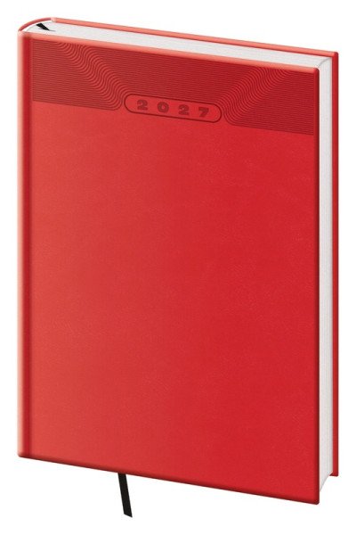 Diář 2027 denní A5 Print Classic - červená