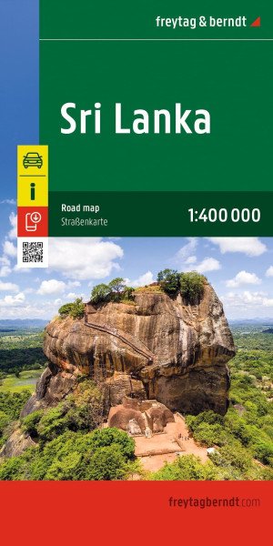 Srí Lanka 1:500 000 / silniční mapa (2026)