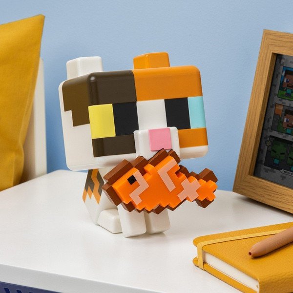 Světlo GloBuddies Minecraft - Kočka