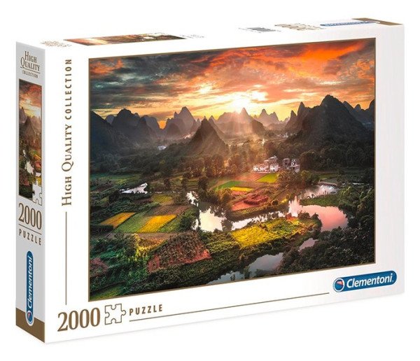 Puzzle Pohled na Čínu 2000 dílků