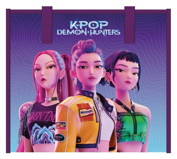 K-pop Demon Hunters – plážová taška