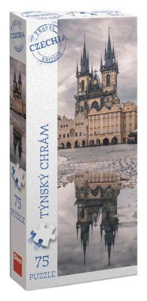 Puzzle TRAVEL Panoramic Týnský chrám 75 dílků