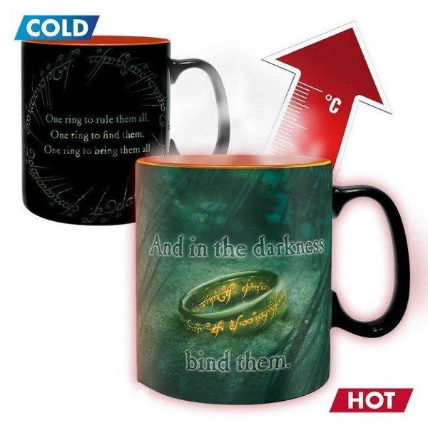 Pán prstenů Měnící hrnek - Sauron 460 ml