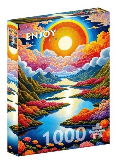 Puzzle Plynulý východ slunce 1000 dílků