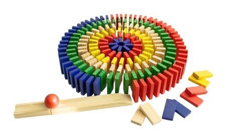 Domino barevné 400 dílků