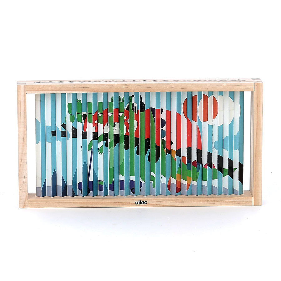 Vilac Wooden 4D Animal Puzzle