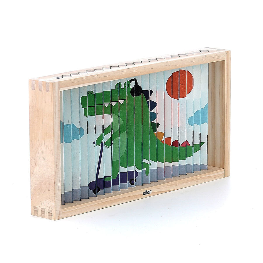Vilac Wooden 4D Animal Puzzle
