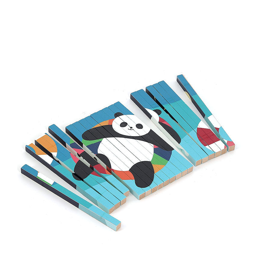 Vilac Wooden 4D Animal Puzzle
