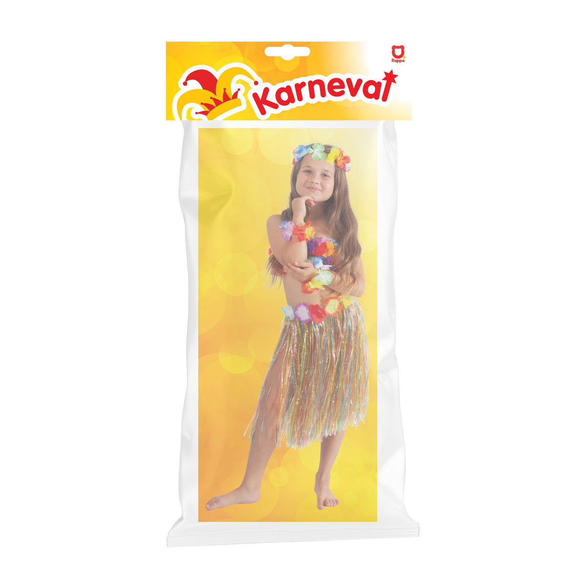 Children's colourful Hawaiian skirt 45 cm