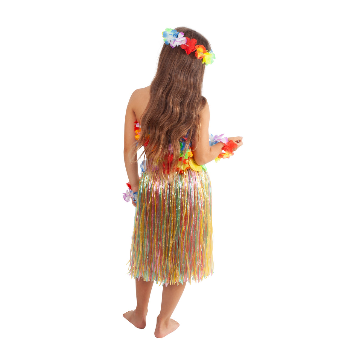 Children's colourful Hawaiian skirt 45 cm