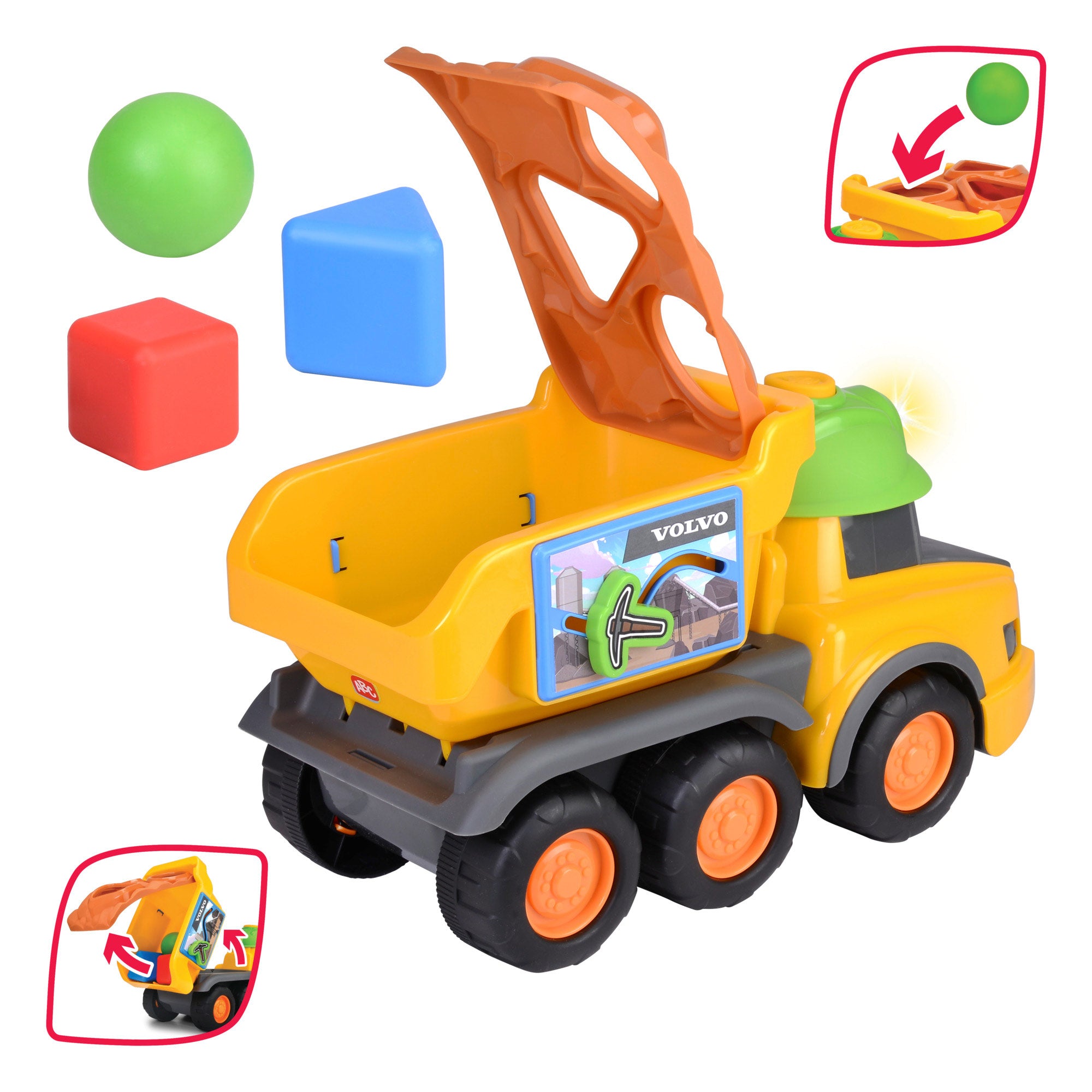 ABC Harry dump truck 30 cm with lights and sounds