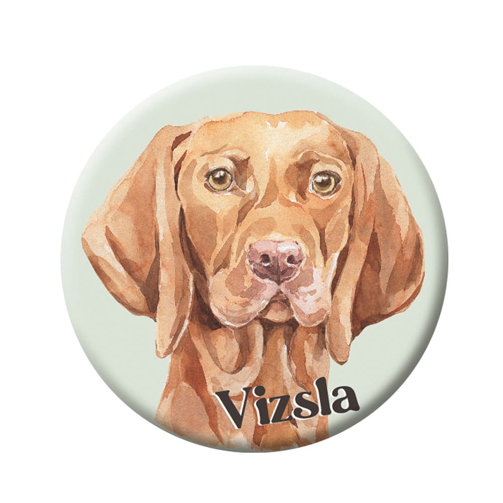 Vizsla Pin Badge, 44 mm