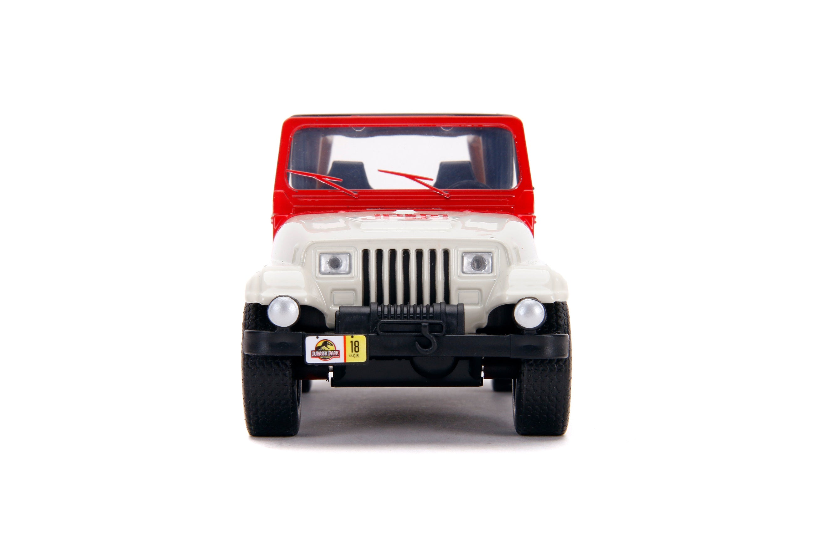 Jeep Wrangler Jurassic World metal model 1:32, 10.2 cm