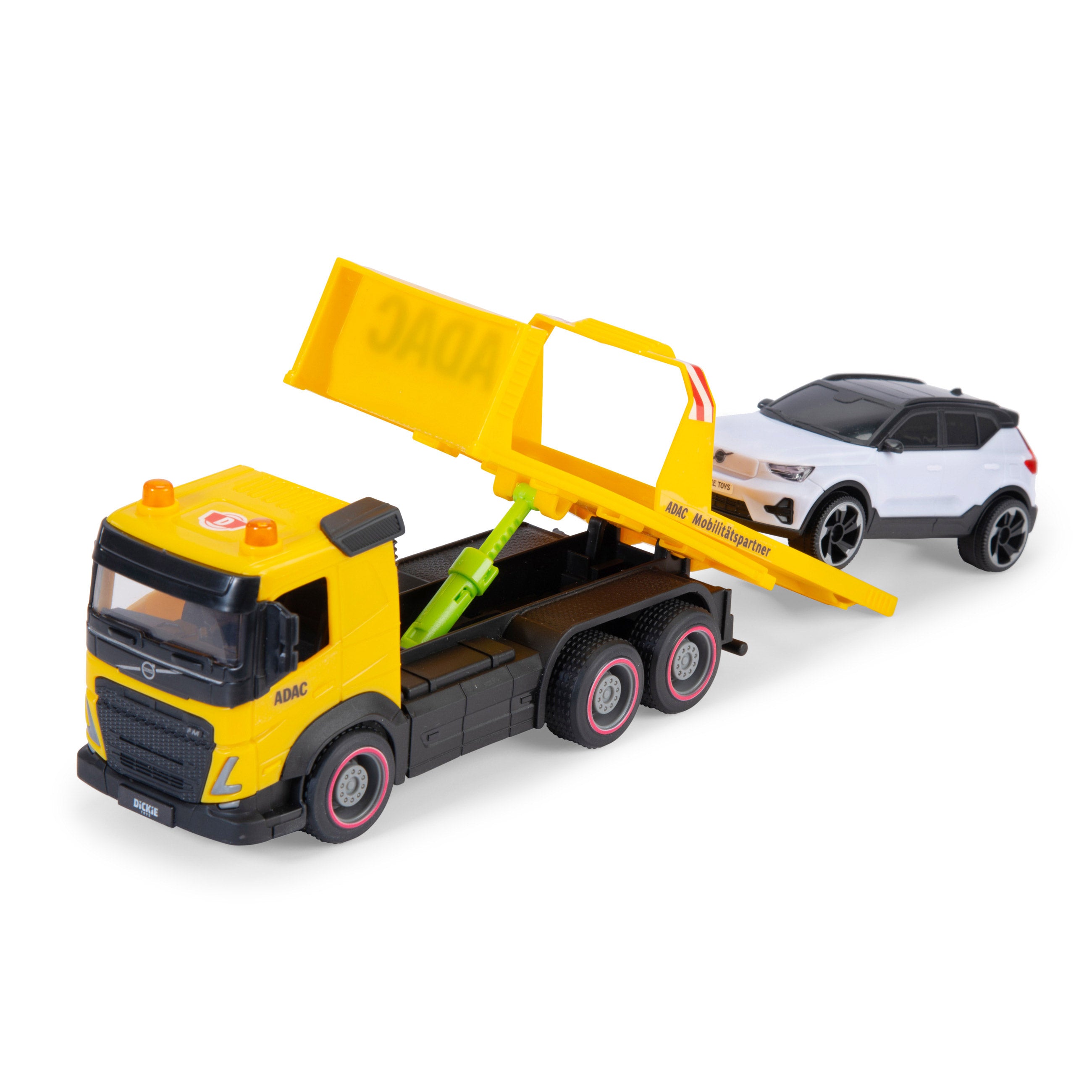 Volvo tow truck with car 22 cm