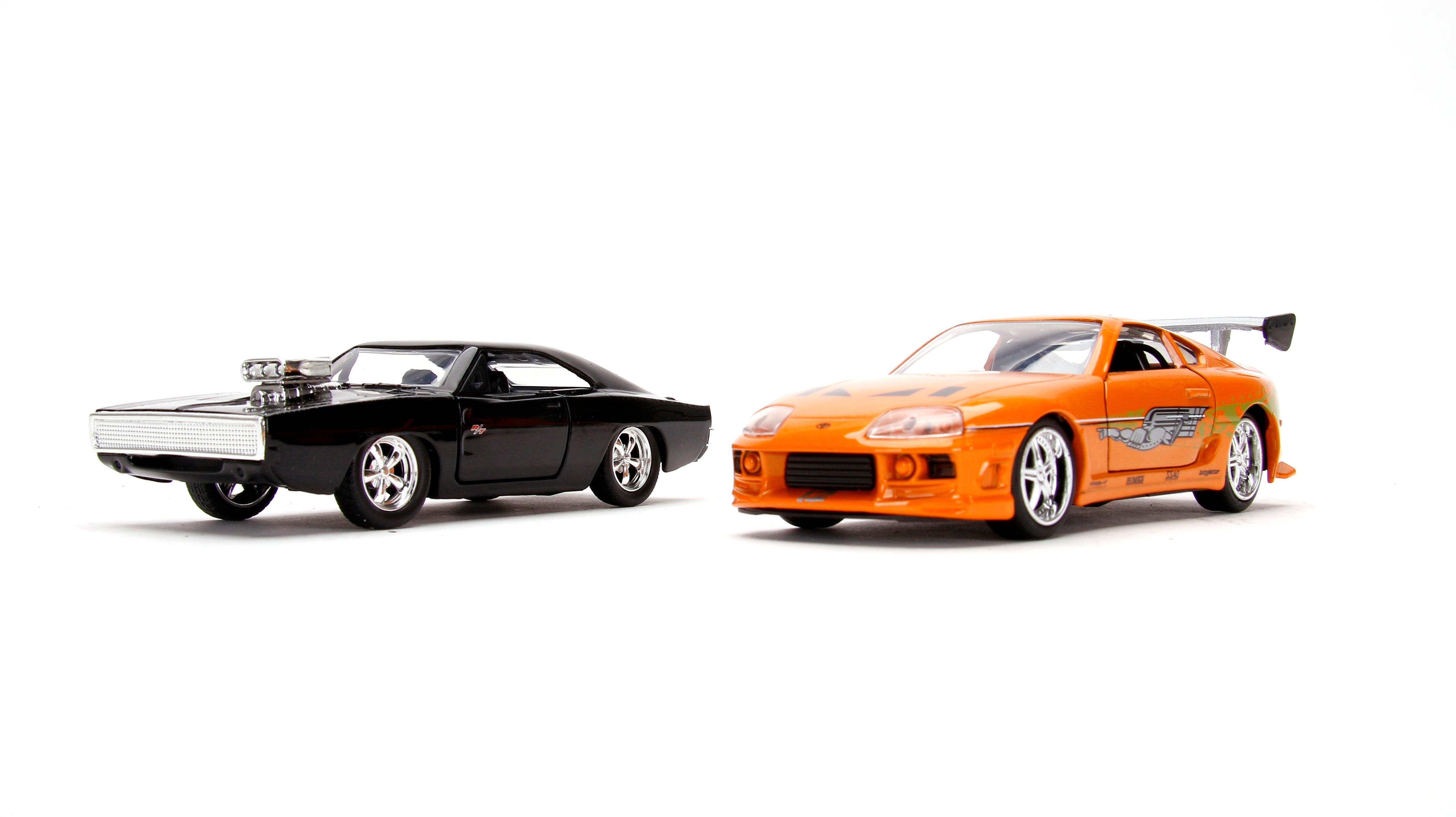 Fast & Furious Twin Pack Toyota Supra and Dodge Charger 1:32