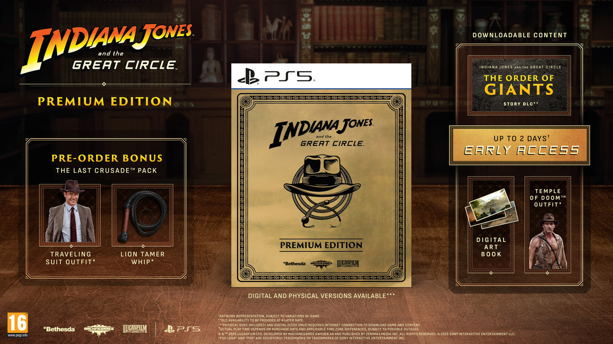 Indiana Jones and the Great Circle – Premium Edition (PS5)