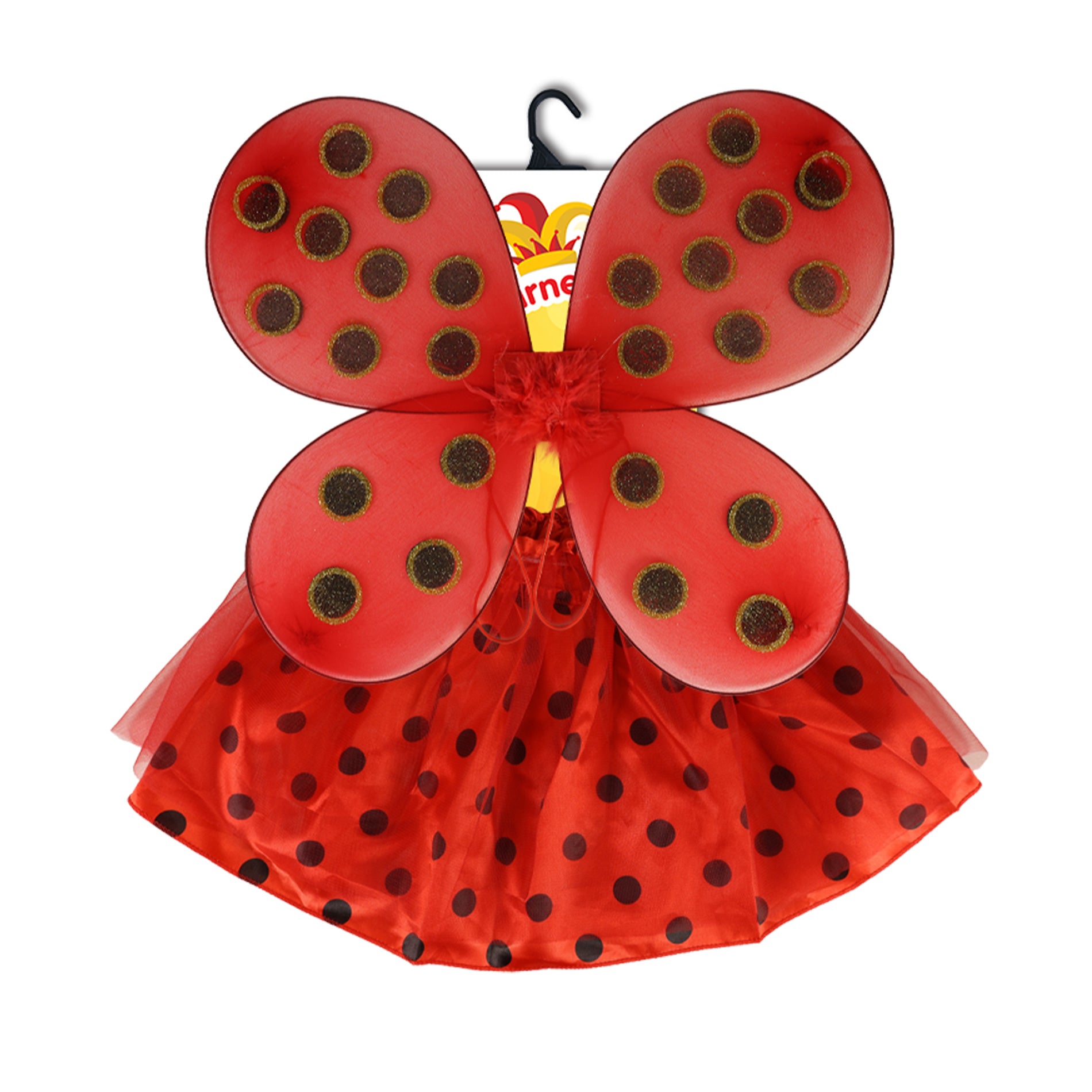Ladybird tutu skirt costume with wings