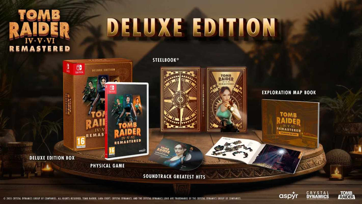 Tomb Raider IV-VI Remastered Starring Lara Croft – Deluxe Edition (Nintendo Switch)