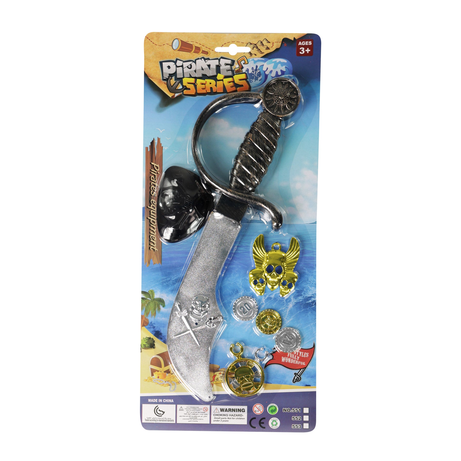 Pirate costume accessories set