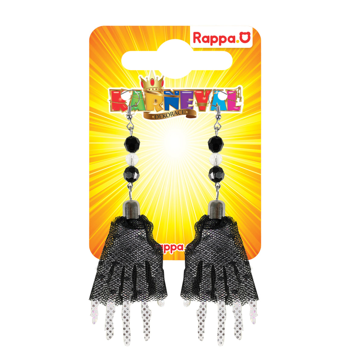 Halloween skeleton hands earrings