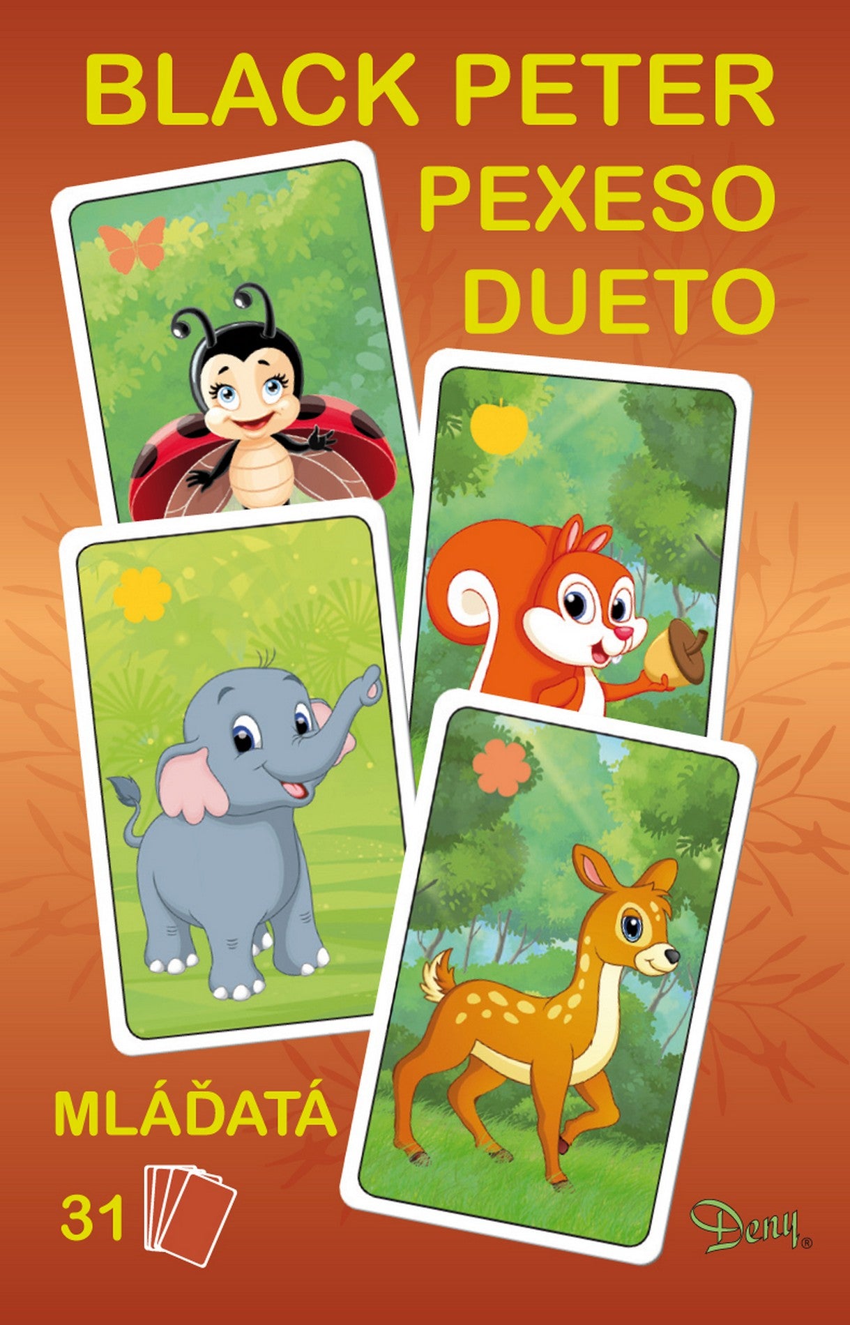 Black Peter Baby Animals Card Game / Černý Petr